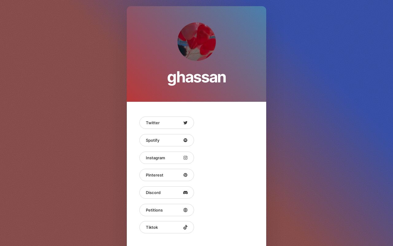 Carrd profile picture for @ghassan